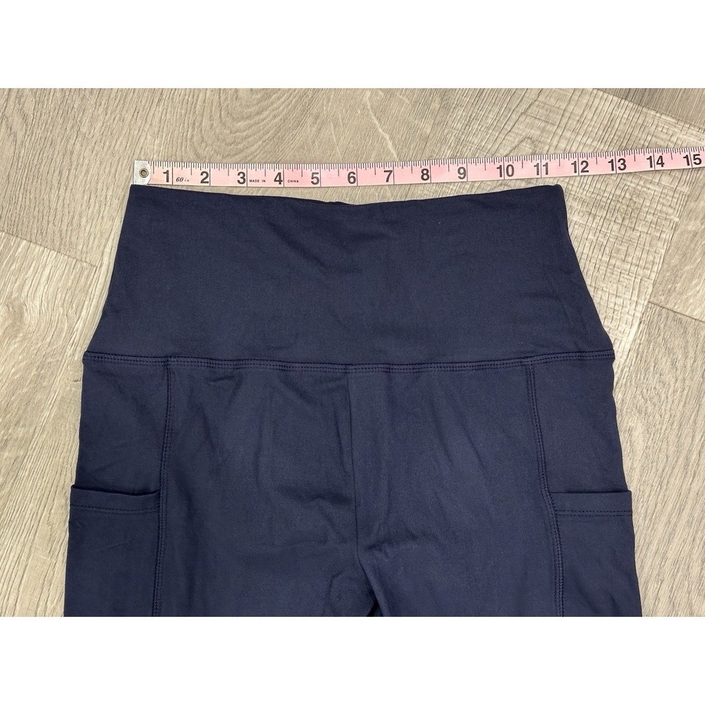 Set Of 2 NEW High Rise Woman Legging Blue & Black Size S/M - Picture 11 of 14